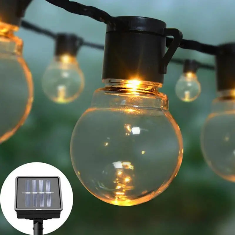 Smart Addresses SolarSphere: LED Globe Bulb String Light String Lighting