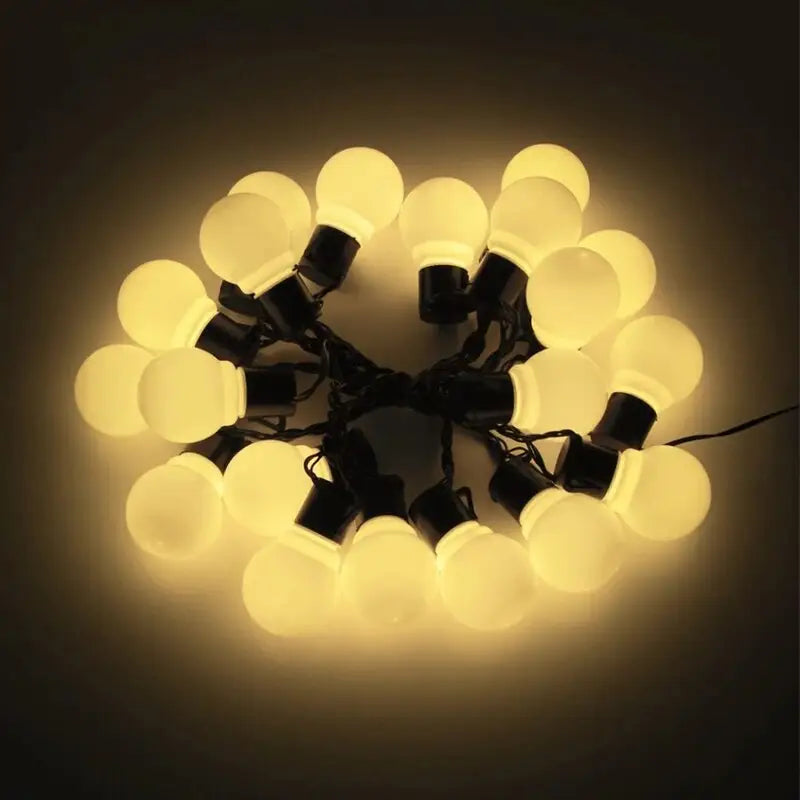 Smart Addresses SolarSphere: LED Globe Bulb String Light String Lighting