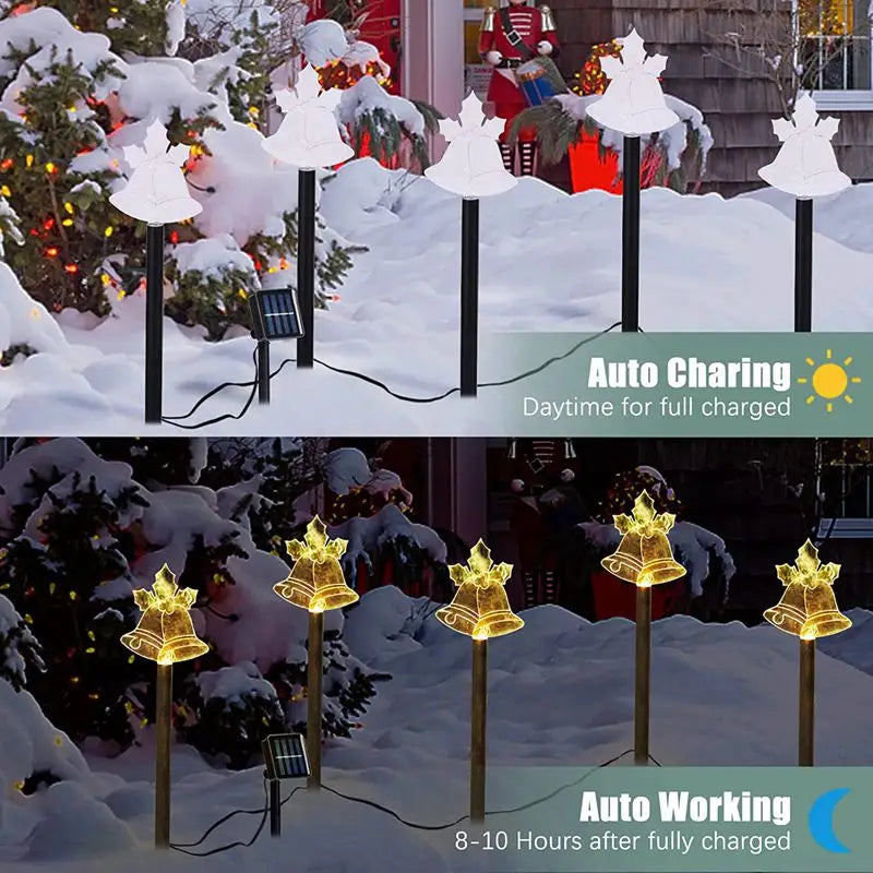 Smart Addresses SolarWise: JingleBell Lights Christmas Decor